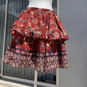 A Loves A Boho Tiered Mini Skirt Girls Size XL